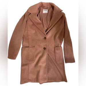 OLD NAVY Pink Full-Length Trench Coat